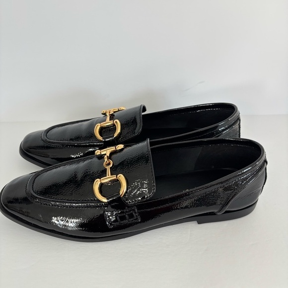 Jeffrey Campbell Addie Bit Black Patent Leather Loafer 9 - Picture 4 of 12